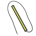 Miniatyrbilde 4 av 4: 4 x 12V LED-stripe dagslys kjørelys DRL tåkelys billys