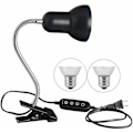 Miniatyrbillede 5 af 5: LED UVA UVB Pærer, Reptil Lampe Opvarmning Landskildpadde Lampe med Lang Base til Reptiler og Padder [Energiklasse A +] Bordlampe