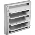 Miniatyrbillede 1 af 4: 100mm Ventilationsgitter i stål, Udvendig udluftningsgitter med rustfrie klapper