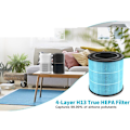 Miniatyrbilde 4 av 5: Høyeffektivt Nylon Multi-Layer Luftrenserfilter, AP0601 Luftrenser Reservedeler