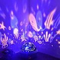 Miniatyrbillede 4 af 5: LED Natlampe, Stjerneprojektor, Galakseprojektor, Soveværelseslampeprojektor, Sengebordslampe, Velegnet til fest-blå