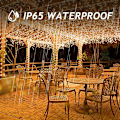 Pikkukuva 3 / 5: Ulkovalosarja, IP65 vedenpitävä jouluvalosarja, 8 valaistustilaa (10M 100 LED) Sisä- ja ulkokoristelu joulukuuseen makuuhuoneeseen Ga