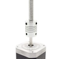 Miniatyrbild 2 av 4: 2 st 400 mm 8 mm T8 Trapetsskruv med Mutter för Z 3D-skrivarmaskin (400 mm)