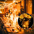 Miniatyrbillede 4 af 5: Julelysstreng, Batteridrevne LED-lysstreng, 20 stk. 1M 20 LED Kobbertrådslysstreng - RWChristmas Lysstreng