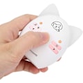 Miniatyrbillede 3 af 5: Bærbar Babysitter V30 2.4GHz Audio Monitor Digital Stemmeudsendelse Dual Talk Nattelys Hvid EU Stik