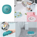 Miniatyrbillede 5 af 5: Macaron silikonebeskyttelse og afløbsrist kloakfilter vandstopper silikoneshowerafløbsfilter egnet til afløb i vask på badeværelse og sæt