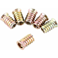 Miniatyrbilde 4 av 5: Pakke med 20 stk M8 Sinklegering Gjengede Sekskantmutter, Sinklegering Innsatsmutter Sortiment (M8x25mm)