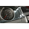 Miniatyrbild 5 av 5: För 2014-2019 Golf Mk7 Mk7.5 Abs Fiber Interiör Instrumentbräda Mätare Display Ramskydd Dekor
