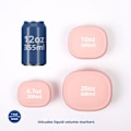 Miniatyrbild 3 av 5: Silikon Nesting Behållare - Set om 3 Hårda Silikon Matförvaringsbehållare BPA-fria, Lufttäta, Diskmaskins- och Frysäkra (6.7 oz, 10 oz, 2