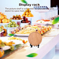 Miniatyrbillede 2 af 5: 48 stk. 3 tommer Staffeli Stativer Billede Plastik Plade Holder Display Ramme (Sort)