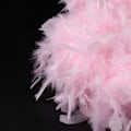 Miniatyrbillede 4 af 5: Lysekrone Hængende Ø 30cm Loftlampe Lyserød Fjer Lysekrone Hængende Belysning til Soveværelse Stue (Pink)-