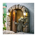 Miniatyrbilde 4 av 5: Hage Drageskulptur Veggdekorasjon Vakker Harpiks Hage Drageskulptur Utendørs Inngangsdør Kunst Statue Ikke Ekte LED Lys Hage Hagedekorasjon