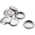 Miniatyrbillede 1 af 4: 20 stk. 19 mm runde ventilationsgitter i rustfrit stål til køkken, badeværelse, skabe, skoreoler, diverse skabe