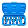 Miniatyrbilde 1 av 5: Sett med 13 Torx-hylser T8-T70 H2-H14, 1/4 tommer, 3/8 tommer og 1/2 for manuelt arbeid