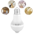 Miniatyrbilde 4 av 5: E27 Smart Deteksjon PIR Infrarød Bevegelsessensor LED Pære 5W