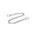 Miniatyrbilde 3 av 5: Rustfritt stål P Chock Metallkjede Hundehalsbånd Halsbånd Gåing Trening Kjæledyrutstyr for små mellomstore store hunder-3,0 mmx55cm
