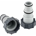 Miniatyrbillede 1 af 5: Pool Slange Adapter, 2 stk. Slange Adapter Pool Adapter A til Swimmingpool 32-38mm til Pumper Pool Tilbehør med Gevind, Tætningsring