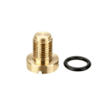 Miniatyrbillede 5 af 5: 3X 17111712788 Kølevæske Ekspansion Tank Udluftningsskrue Radiator Overflow Guld til E36 E39 E46 Osv.