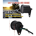 Miniatyrbillede 5 af 5: Universal 12V motorcykeltachometer speedometermåler med LED-baggrundsbelysning natlys instrumentaccessoirer