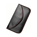 Miniatyrbillede 3 af 3: Store RFID-beskyttende Etuier til Telefon og Bilnøgle, Faraday Bur Taske Blokerer RFID Signal NFC WiFi GSM Bluetooth - Kulfiber-DENUOTOP