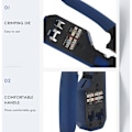 Miniatyrbild 4 av 5: Nätverkskabeltestare Crimpverktygssats RJ45 CAT5 CAT5E CAT6 Crimpverktygssats, 50 st RJ45 CAT6-kontakt