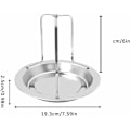 Miniatyrbilde 2 av 5: Røykfritt kyllingstativ i rustfritt stål, vertikalt kyllingstativ, non-stick kyllingrist, vertikale stekestativ, non-stick kyllingrist, for ovn, grill
