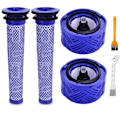 Pikkukuva 1 / 5: Suodattimen vaihto Dyson V6 Absolute Total Clean -sauvaimuriin, jälki- ja esisuodattimet, osat 966741-01 ja 965661-01