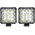 Miniatyrbilde 1 av 5: 2 stk 48w 6000k LED Spot Beam Arbeidslys Lampe Traktor SUV Lastebil 4wd 12v 24v