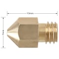 Miniatyrbild 5 av 5: MK8 Extrudermunstycke, 0,4 mm Extrudermunstycke i mässing, Lämplig för 1,75 mm 3D-skrivarmunstycke Förbrukningsartiklar (10-pack)