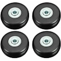 Miniatyrbillede 1 af 5: Kuffert Hjul, Bagage Kuffert Reparation Hjul Tung Last 50mm Lydløs Gummi Universal Drejelig Udskiftning Hjul Transport Erstatter Hjul 4 stk til Su