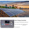 Miniatyrbild 1 av 5: 12V 24V MPPT Solcellsladdningsregulator Intelligent Display Dubbel USB Spänningsstabilisering Regulator Skydd (20A)