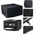 Miniatyrbillede 2 af 5: Sort Printer Støvcover, Vandafvisende og Antistatisk Printer Cover Sort Støvcover Printer, Sort Nylon Antistatisk Støvcover 304050cm