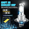 Miniatyrbild 2 av 5: 4X H7 LED 6000K Super White 110W 8000LM Dimljus Kit Halvljus Lampor Kit--