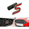 Miniatyrbillede 1 af 3: Ford Zetec S metalgitteremblem til Fiesta/focus S St med monteringssæt
