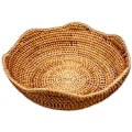 Miniatyrbillede 1 af 5: Fletkurv i rattan til opbevaring af husholdningsfrugt, stue, diverse kurv, kontor, sofabord, opbevaringsboks, S