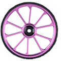 Pikkukuva 5 / 5: Taitettava Pyörä Helppo Pyörä Bromptonille/Birdille Alumiiniseos CNC Helppo Pyörä Ultralight Tiivistetty Laakeri Paina Pyöriä, Violetti