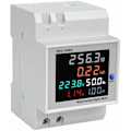 Miniatyrbild 2 av 5: Strömförbrukningsindikator D52-2066 elmätare fas hushåll smart watttimmarmätare skena typ 220V spänning ström effekt frekvens