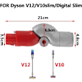 Miniatyrbilde 2 av 5: Fleksibel Adapter for Dyson V12 Lett Støvsuger, Fleksibelt Element for Dyson V12/V10Slim/Digital Slim Lett Støvsuger, Bunnutløsning