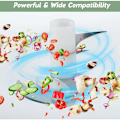 Miniatyrbillede 2 af 5: USB genopladelig elektrisk hakker, Mini grøntsagskutter, 250 ml kapacitet, Mini køkkenhakker med USB-oplader, foodprocessor, Ideel til løg,
