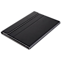 Miniatyrbilde 2 av 5: Tabletfodral + for M10 plus 10,3 tommers lærveske Flip Tablet Stand med Bluetooth (svart)