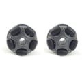 Miniatyrbilde 1 av 5: 2 stk. Serie 58mm Plast Omnihjul for Robot Servo Omnihjul 14135