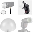Miniatyrbilde 3 av 5: 2X -R11 Kuppeldiffusor Kompatibel med H200R Rundt Blitzhode V1-serie V1-S V1-N V1-C AD200 Pro