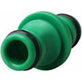 Miniatyrbillede 2 af 5: 6 stk. Dobbelt Rørforbindelse, Dobbelt Han Slangeforbindelse Plastik Slangefittings til Samling af Have Slanger Rør (Grøn)