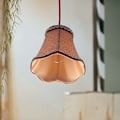 Miniatyrbillede 2 af 5: Stofskærm til lysekrone, stofskærm til klips på lampeskærm, tromleformet lampeskærm, pæreformet lampeskærm til gulvlampe 13 cm
