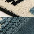 Miniatyrbillede 5 af 5: Skridsikker bademåtte, køkken badeværelse brusebad måtte blød mikrofiber hurtig tør vandabsorberende maskinvaskbar（40x60cm）