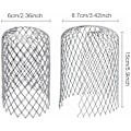 Miniatyrbillede 3 af 5: 6 stk. aluminiums tagrenderfiltre tagrenderbeskyttelse tagrenderbeskyttelse metal tagrenderbeskyttelse bladsikring til hus, tagudhæng, grøft, kloak