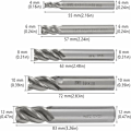 Pikkukuva 2 / 5: 5 kpl 4/6/8/10/12 mm 4-huiluisen suoran varren päätyjyrsin HSS-teräksestä valmistetut terät