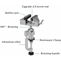 Miniatyrbild 4 av 5: Bänkbåge i Aluminiumlegering, 360° Rotationsbar, Universalklämma, Verktyg