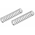 Miniatyrbillede 2 af 3: Trykfjeder, 304 Rustfrit Stål, 10mm Ydre Diameter, 1mm Trådtykkelse, 50mm Fri Længde, Sølvfarvet, 20 Styk