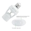Miniatyrbillede 5 af 5: 360 graders PIR menneskelig induktionsbevægelsessensor LED natlys base AC110V-220V forsinkelsestid justerbar switch